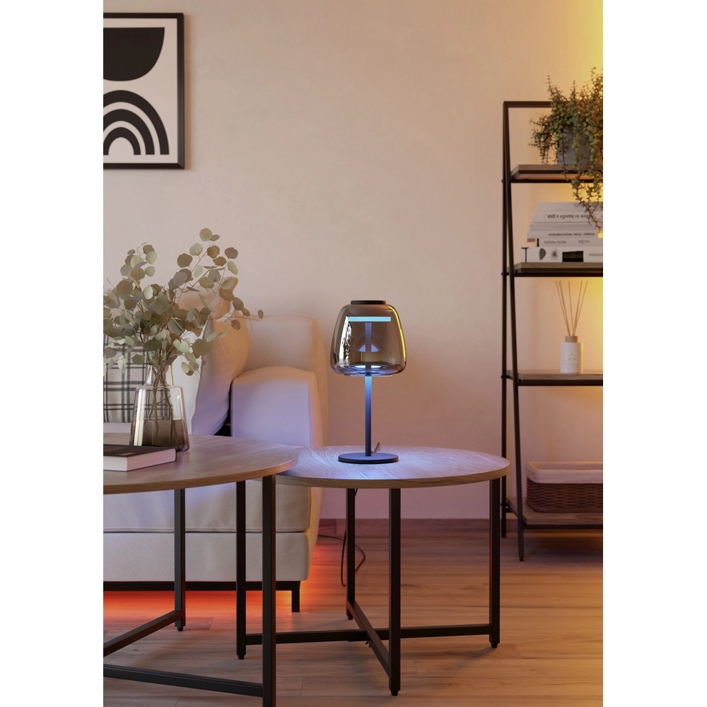 Tischlampe Alfero-Z Rauchglas – App-Steuerung Eglo 9008606312863