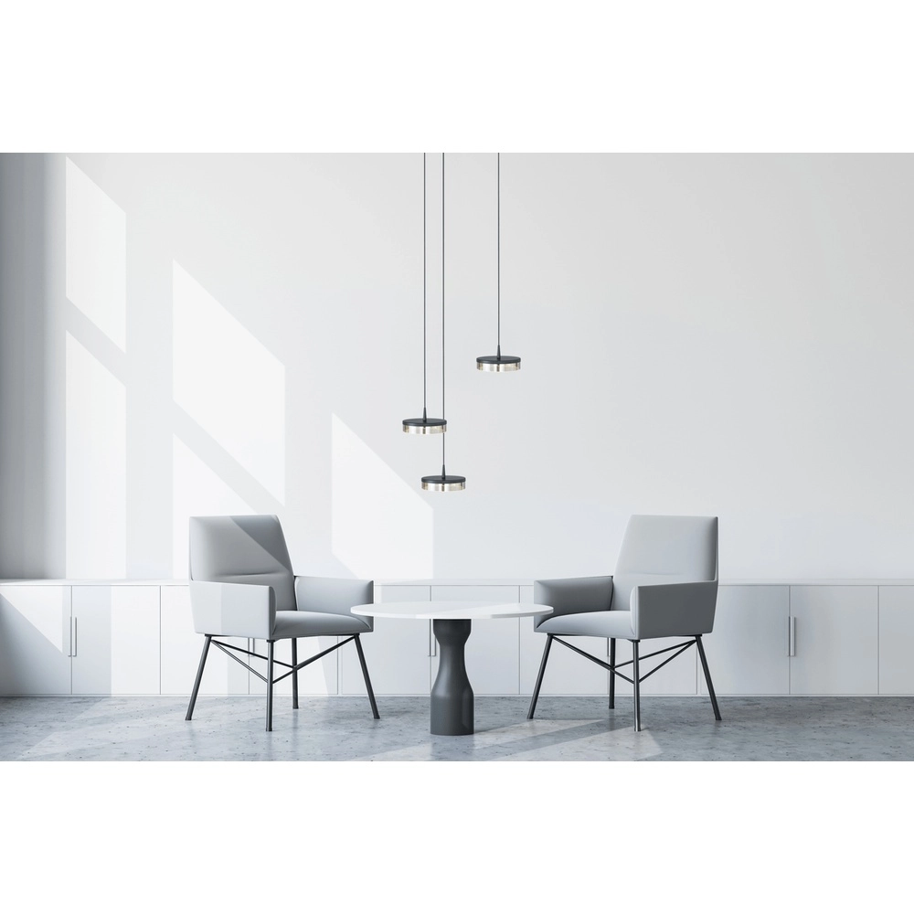3-Licht Pendellampe Imperia Ø 35 cm schwarzer Nickel Masterlight 8718121348780