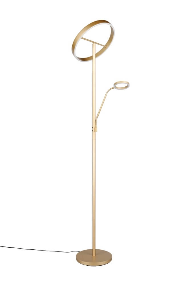 Design-Leselampe Willis Gold – 180 cm Trio 4017807627923