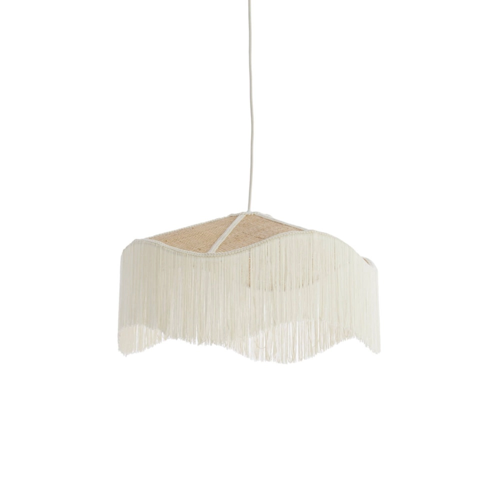 Pendellampe Tiffany weißer Ø 50cm