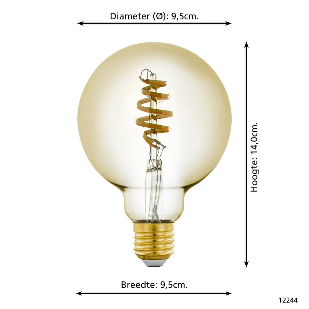 LED-Lampe Zigbee - E27 - 4.9 watt - 2200-6500K - G95 Eglo 9002759122447