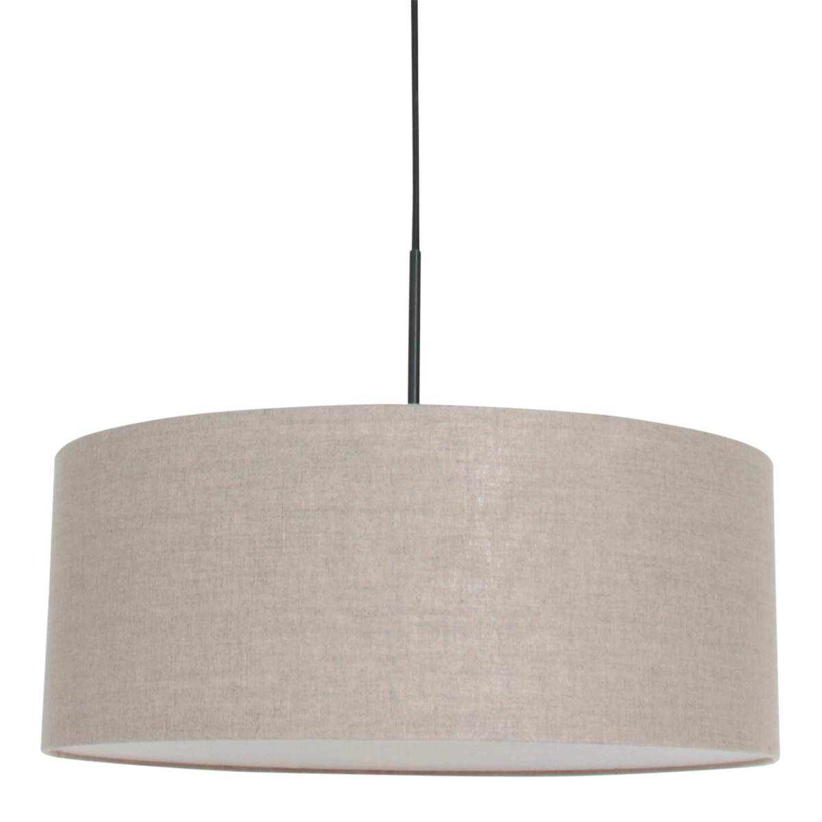 Hängelampe Sparkled 50 cm mit taupefarbenem Schirm