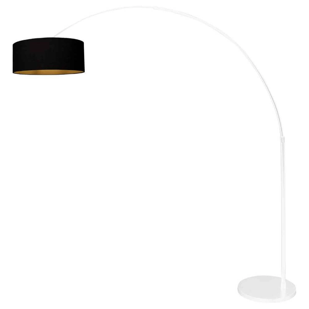 Bogenlampe Sparkled Light weiß mit schwarzer Kapuze Steinhauer 8712746175523