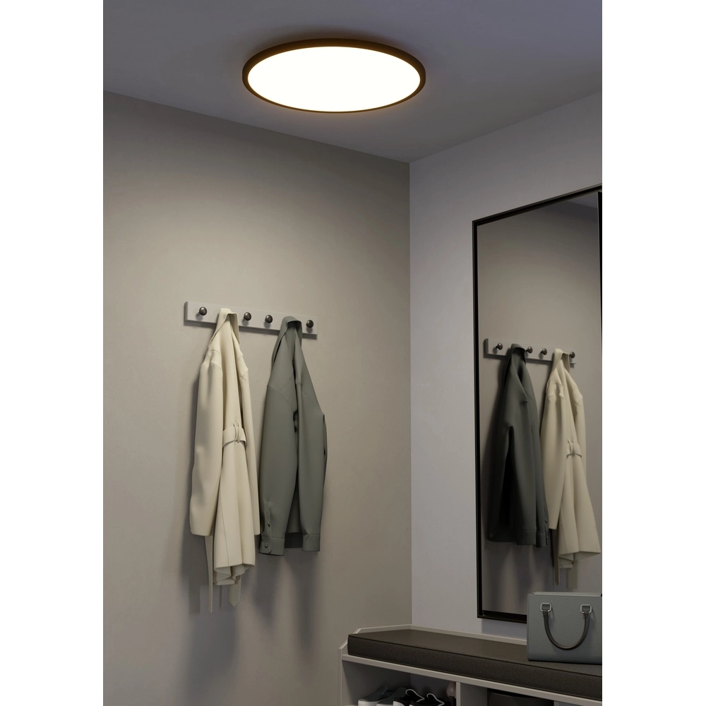 Smart Slim Deckenlicht Sarsina-Z Ø 60cm – schwarz Eglo 9008606264070
