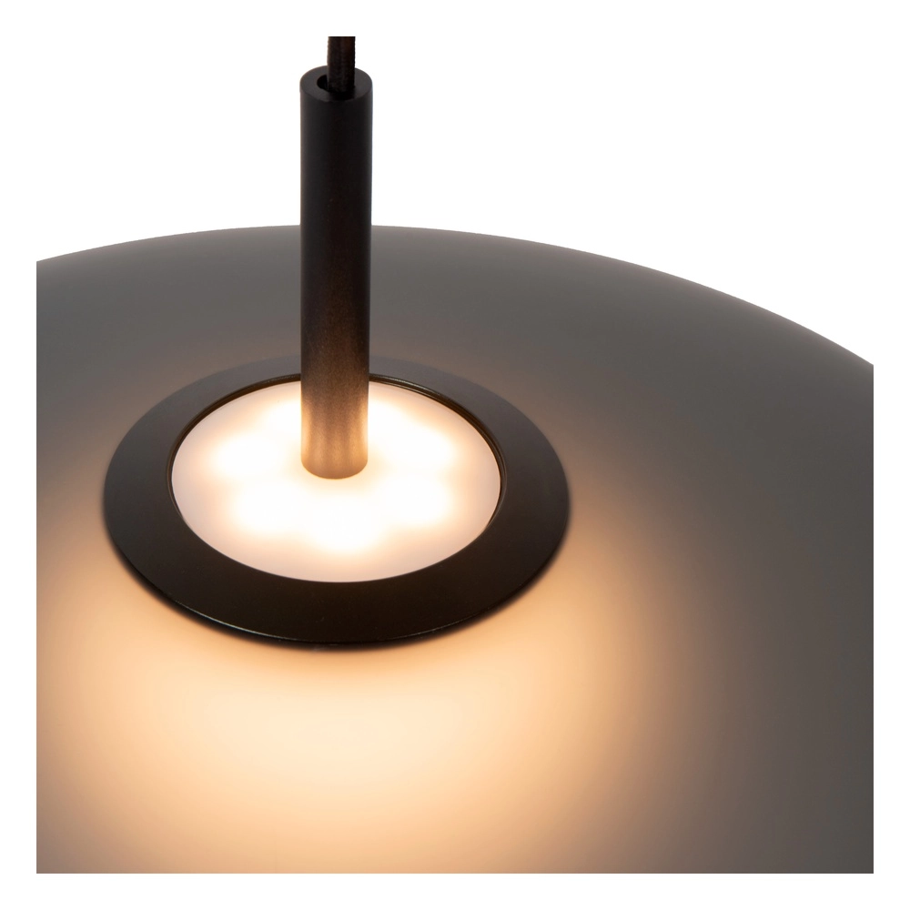 Elegante Pendellampe Menga Ø 40cm Rauchglas Premium by Lucide 5411212251206