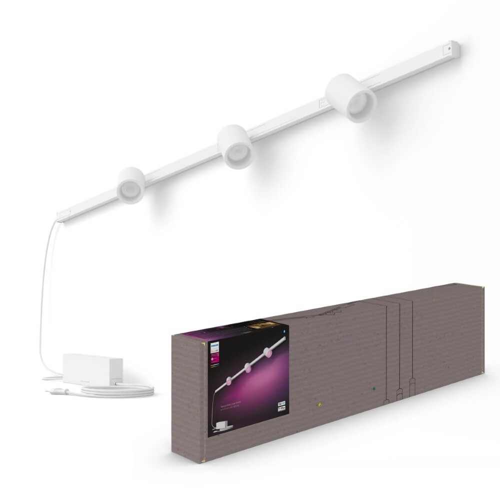 Hue Perifo - White and color Set mit 3 Wandstrahlern weiß Philips 8719514407862