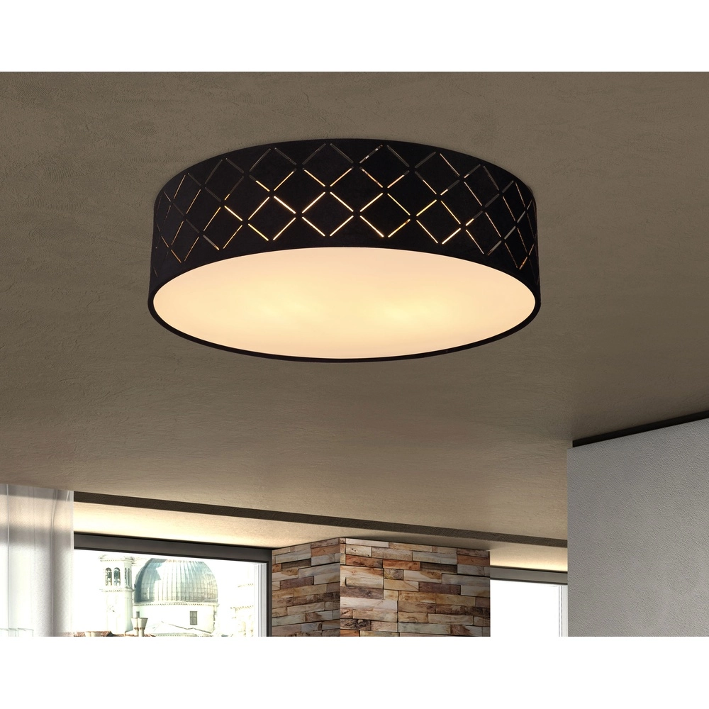 Deckenlampe Varios Ø 38 cm schwarz Globo 9007371396757