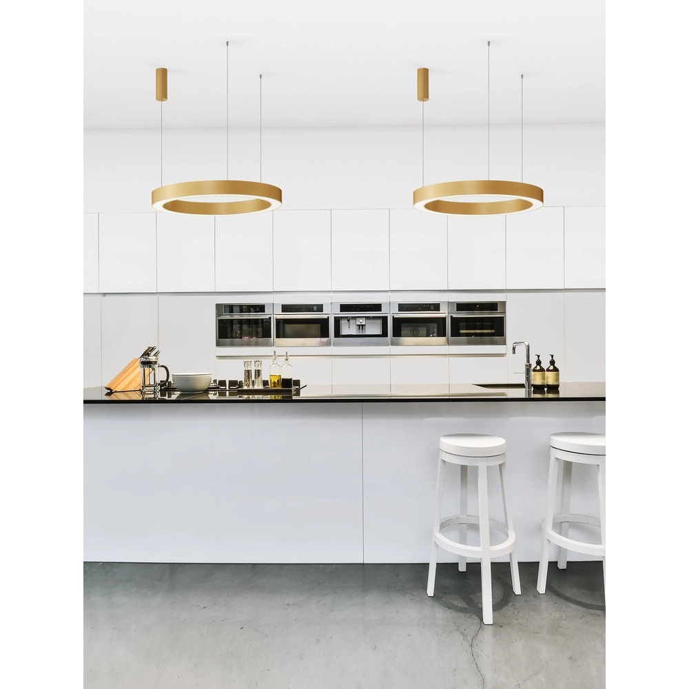Pendelleuchte Morbido gold Ø 80cm Lyora 5212017438683