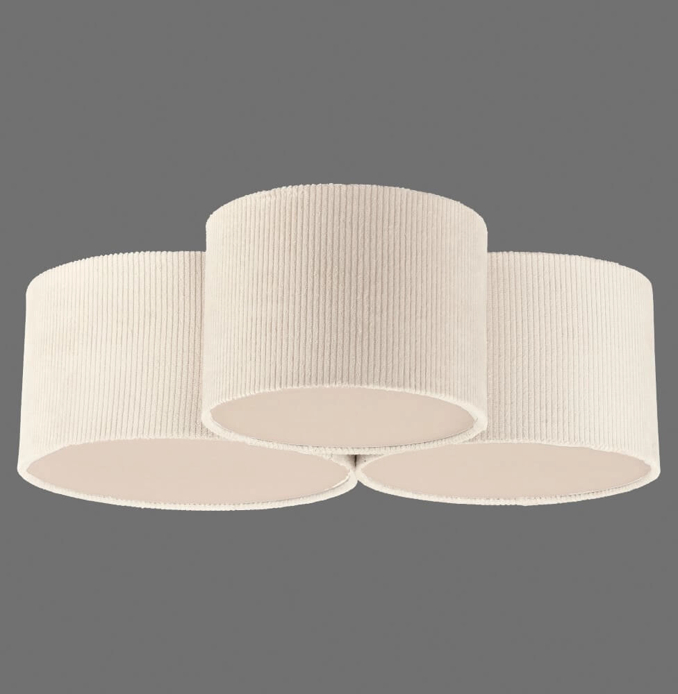 Deckenleuchte mit 3 Leuchten Green Duro sandfarben Just Light 4043689005917
