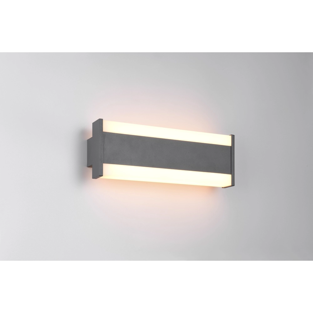 Wandleuchte Dawson Design anthrazit 30cm Trio 4017807603484