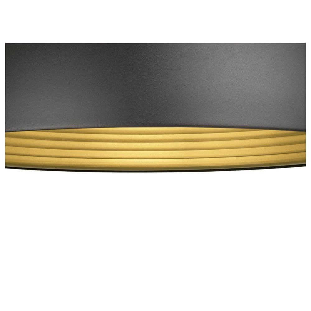 Design-Pendelleuchte Forchini M 50 schwarz mit gold Ø 50cm SLV 4024163298629