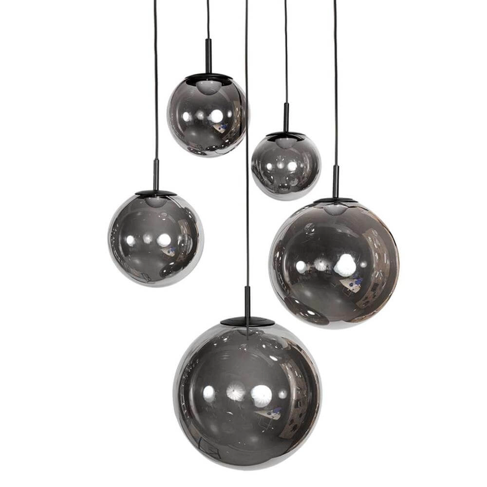 Vide Pendelleuchte Bollique schwarz 5-flammig Steinhauer 8712746177947