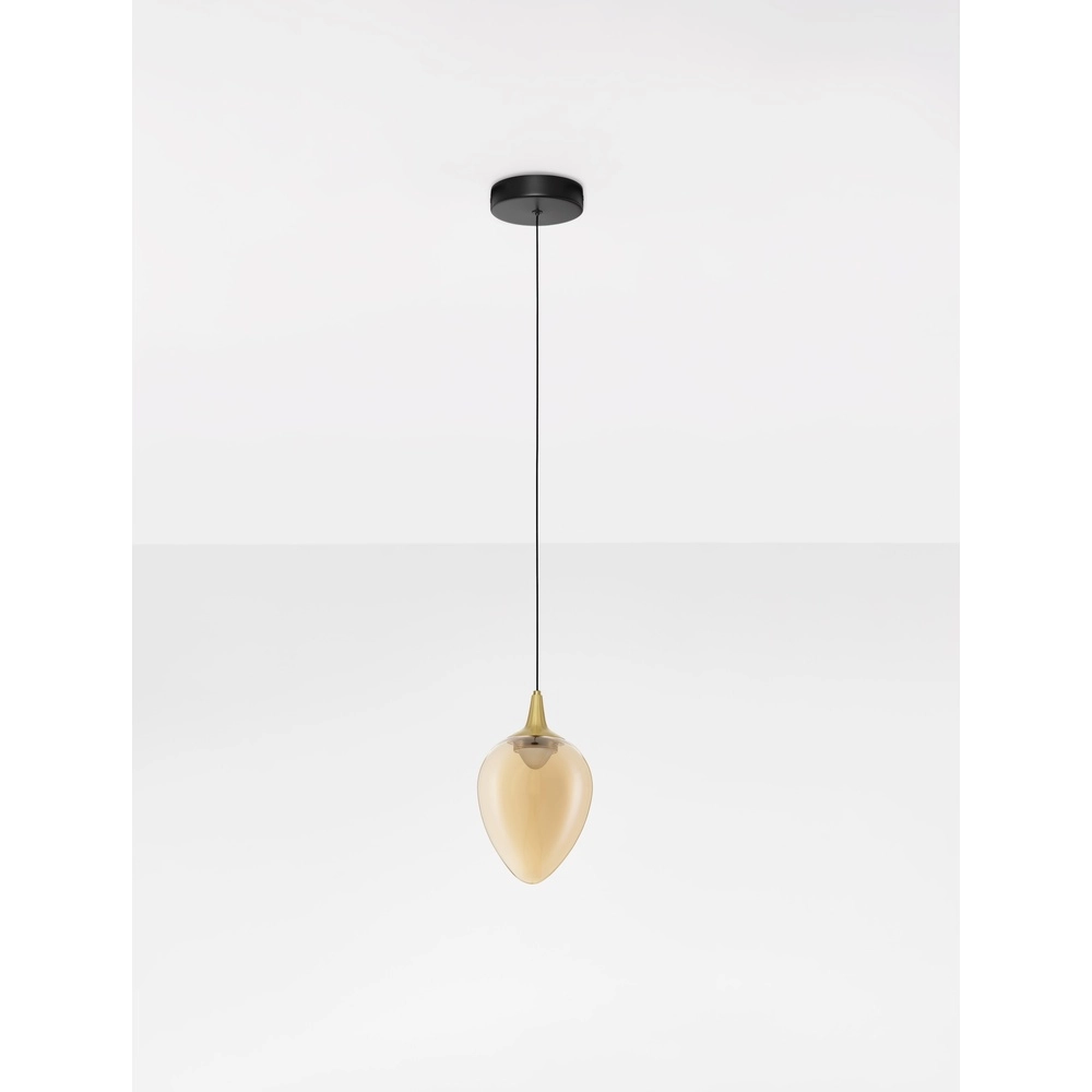 Pendelleuchte Nali 1-flammiges Braunglas Lyora 5212017477750