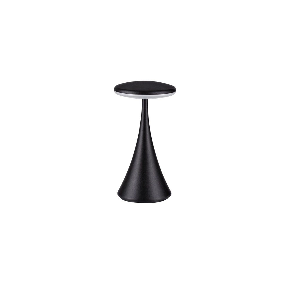 Tischlampe Elbo schwarz wiederaufladbar mit USB Lyora 5212017476920