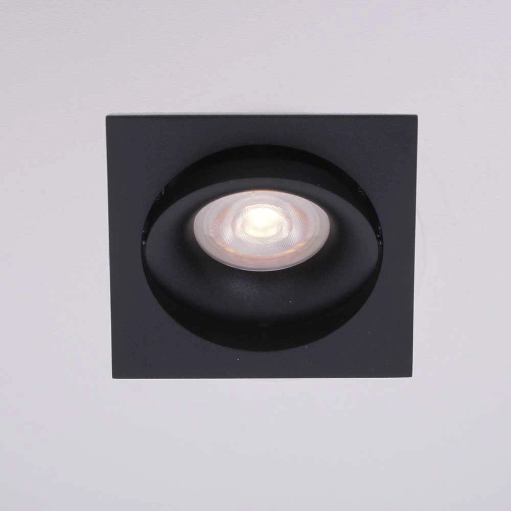 GU10 Einbaustrahler Downel Schwarz Artdelight 8719831730520
