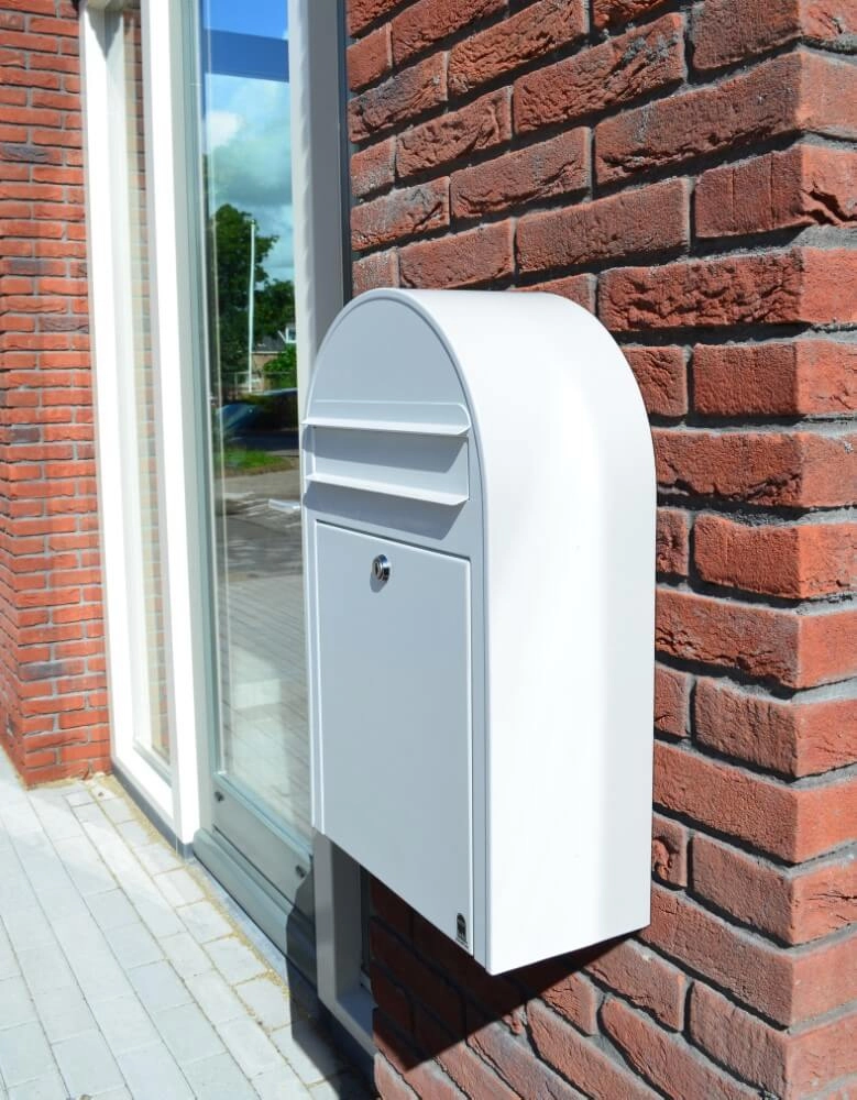Briefkasten Classic S 9016 Weiß Bobi 6417237039071