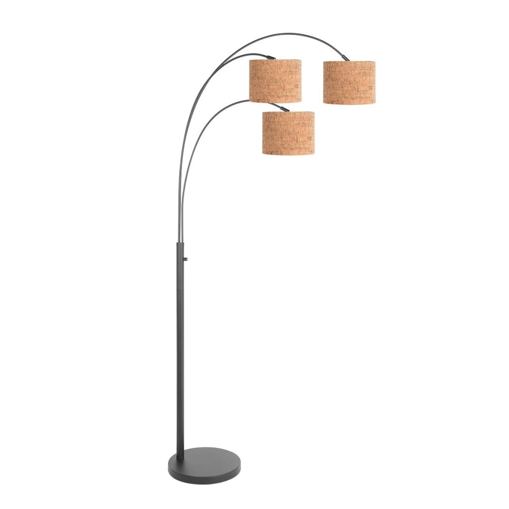 3-Licht Stehlampe Sparkled Light mit Korkkappen