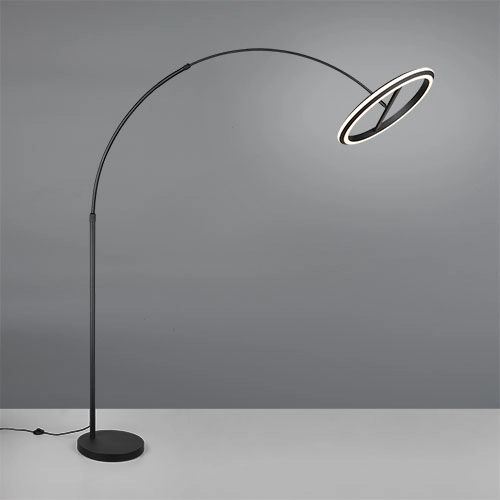 Stehlampe Amador Schwarz Trio 4017807688160