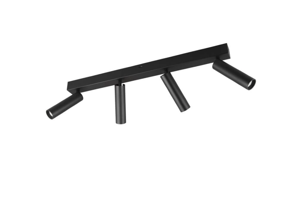 Schlanker Deckenstrahler Ambala 4x LED - schwarz Trio 4017807612653
