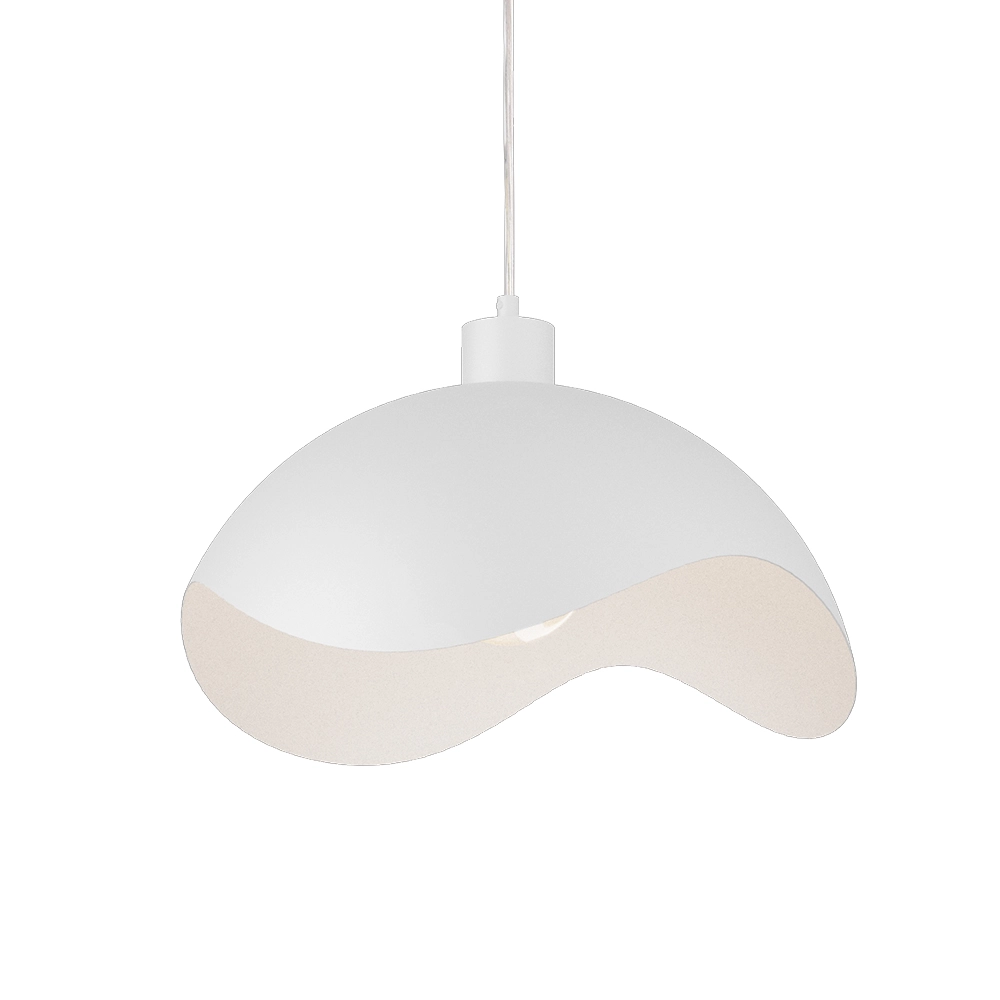 Design-Pendellampe Volta Ø40cm – wellig – weiß Masterlight 8718121395593