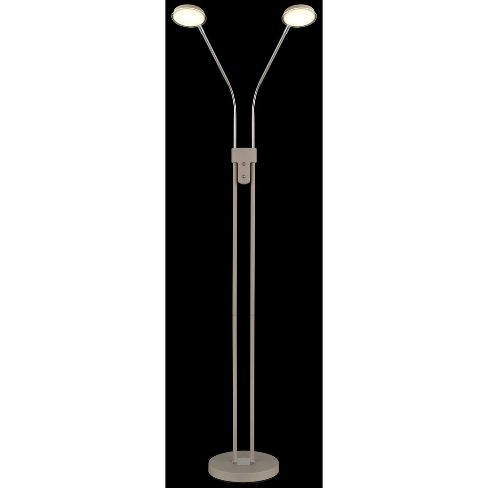 2-Licht-Leselampe Silvio Sandbraun Globo 9007371584048