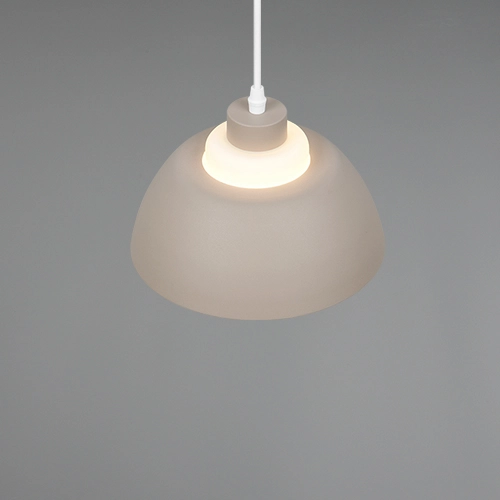 Design-Pendellampe Tilos sandbraun Ø 23 cm Trio 4017807690088