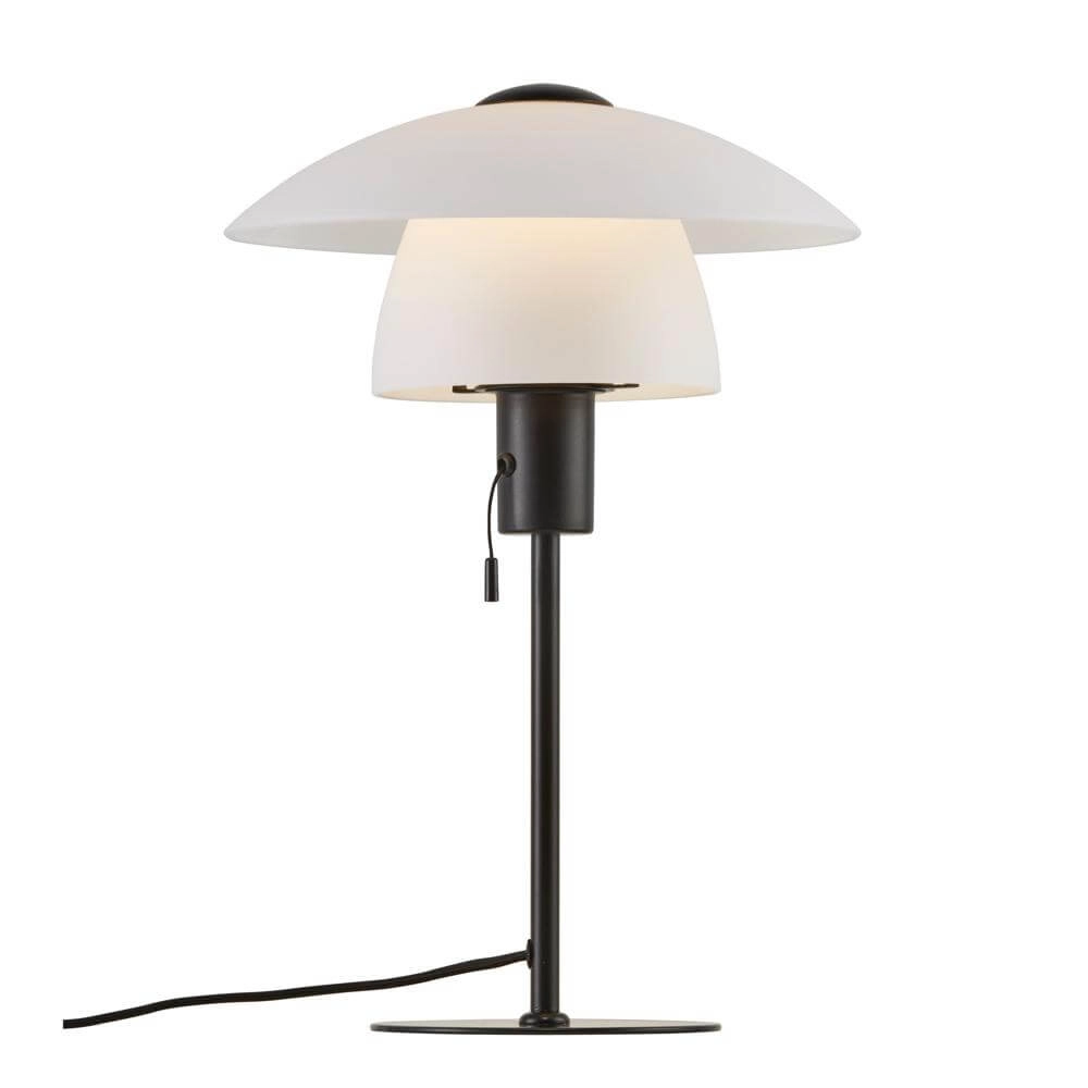 Moderne Tischleuchte Verona Schwarz-Weiß Nordlux 5704924001642