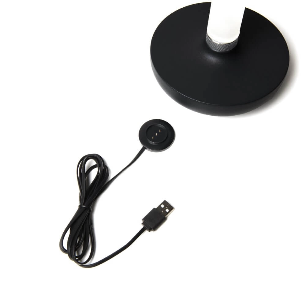Wiederaufladbare Tischlampe Biarritz Schwarz KonstSmide 7318308277530