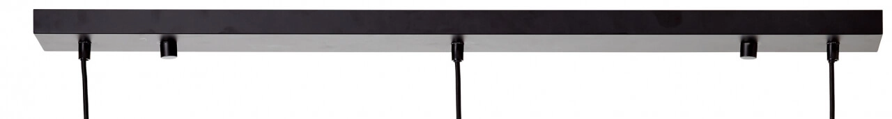 Hängelampe Avia 3-helles Schwarz mit Holzbraun Brilliant 4004353396960