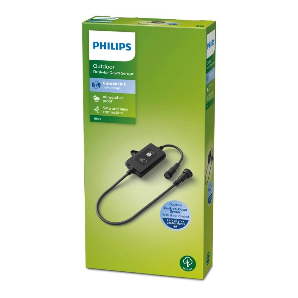 Tag-und Nacht Sensor mit Zeiteinstellung Philips 8719514477070