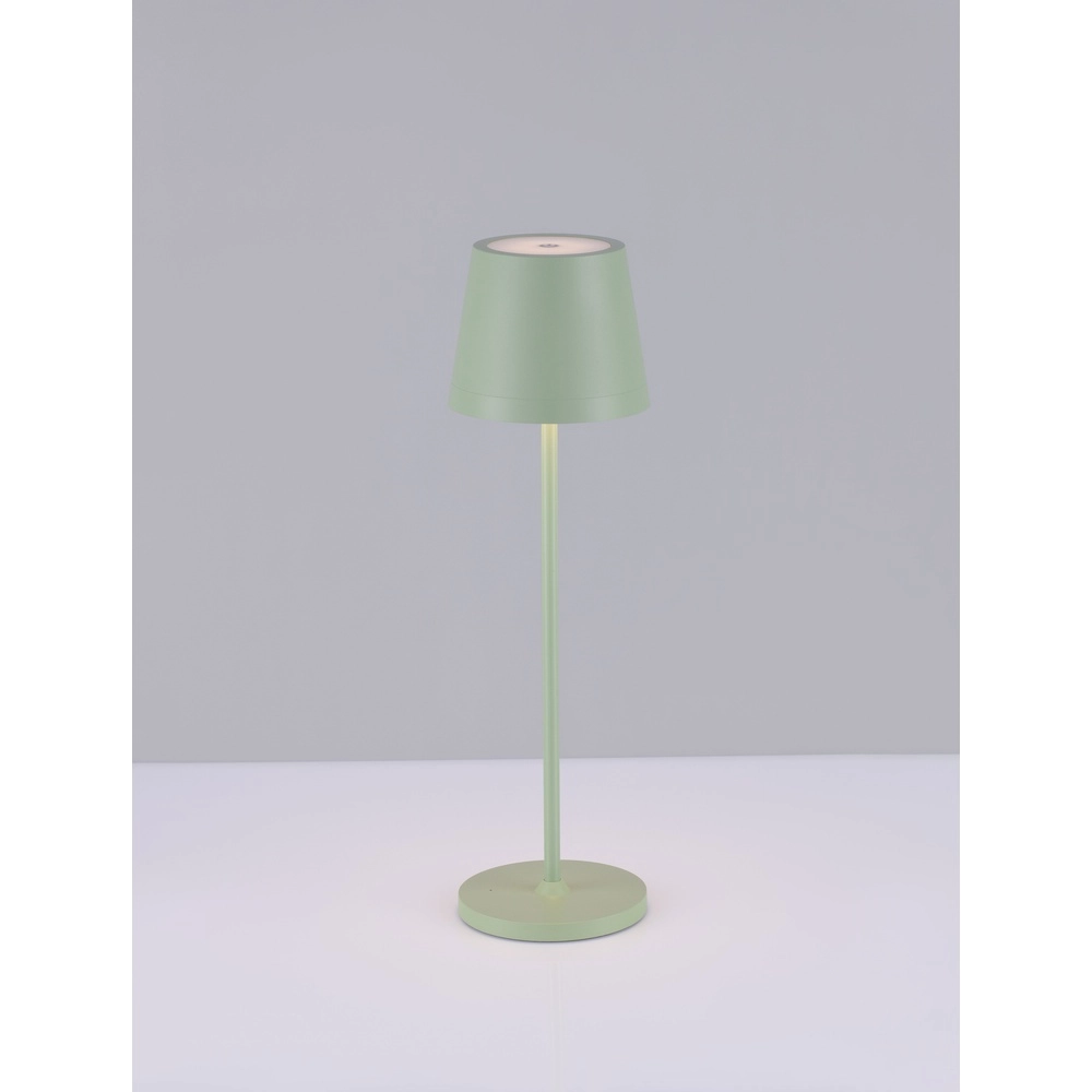 Wiederaufladbare Tischleuchte Seina Olive Lyora 5212017444448