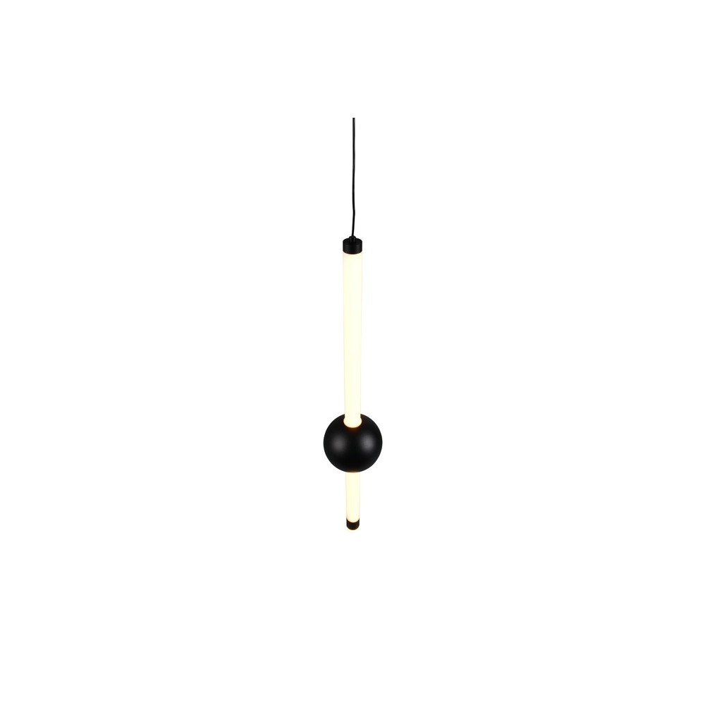 Moderne Pendelleuchte Melita schwarz Trio 4017807661927