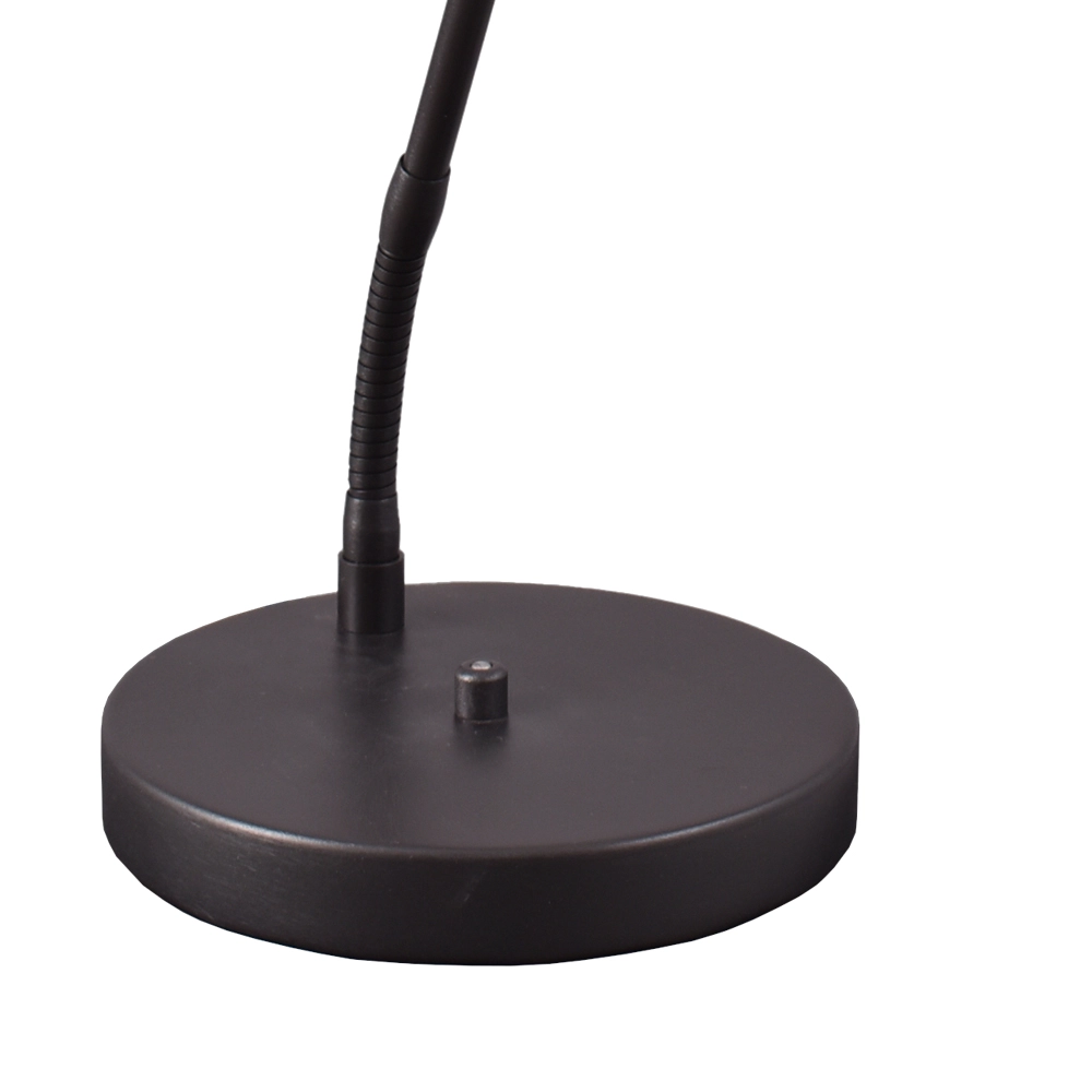 Flex-Tischlampe Scala Schwarz mit Nickel Masterlight 8718121334431