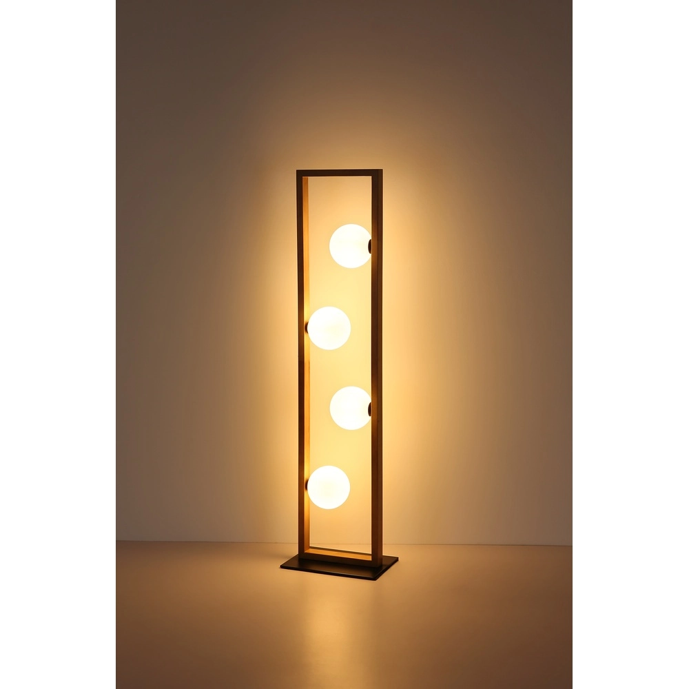 Design-Stehlampe Nanda Holz Globo 9007371507948
