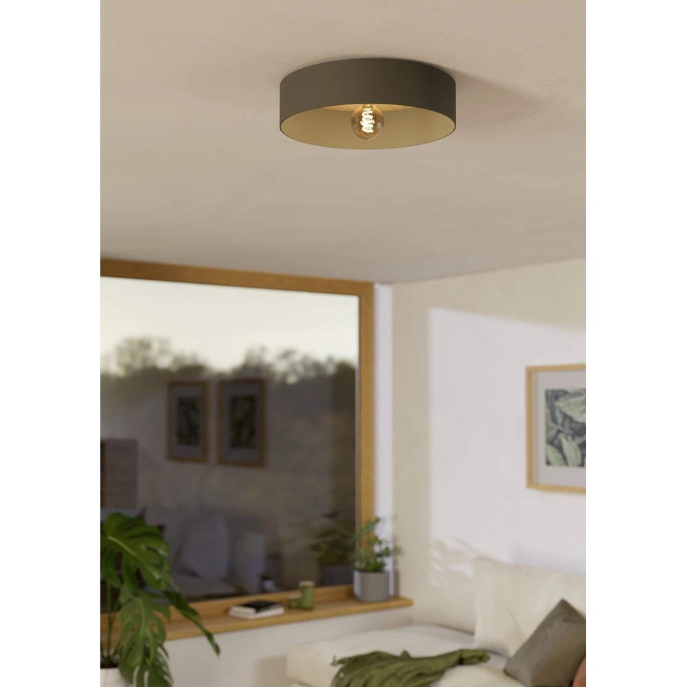 Skandinavische Deckenlampe Duaia Ø 42cm - Cappuccino Eglo 9008606328000