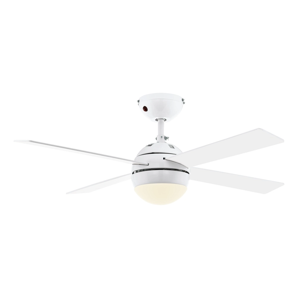 Fan Fan Weiß und Holz mit Lampe Eglo 9008420560365