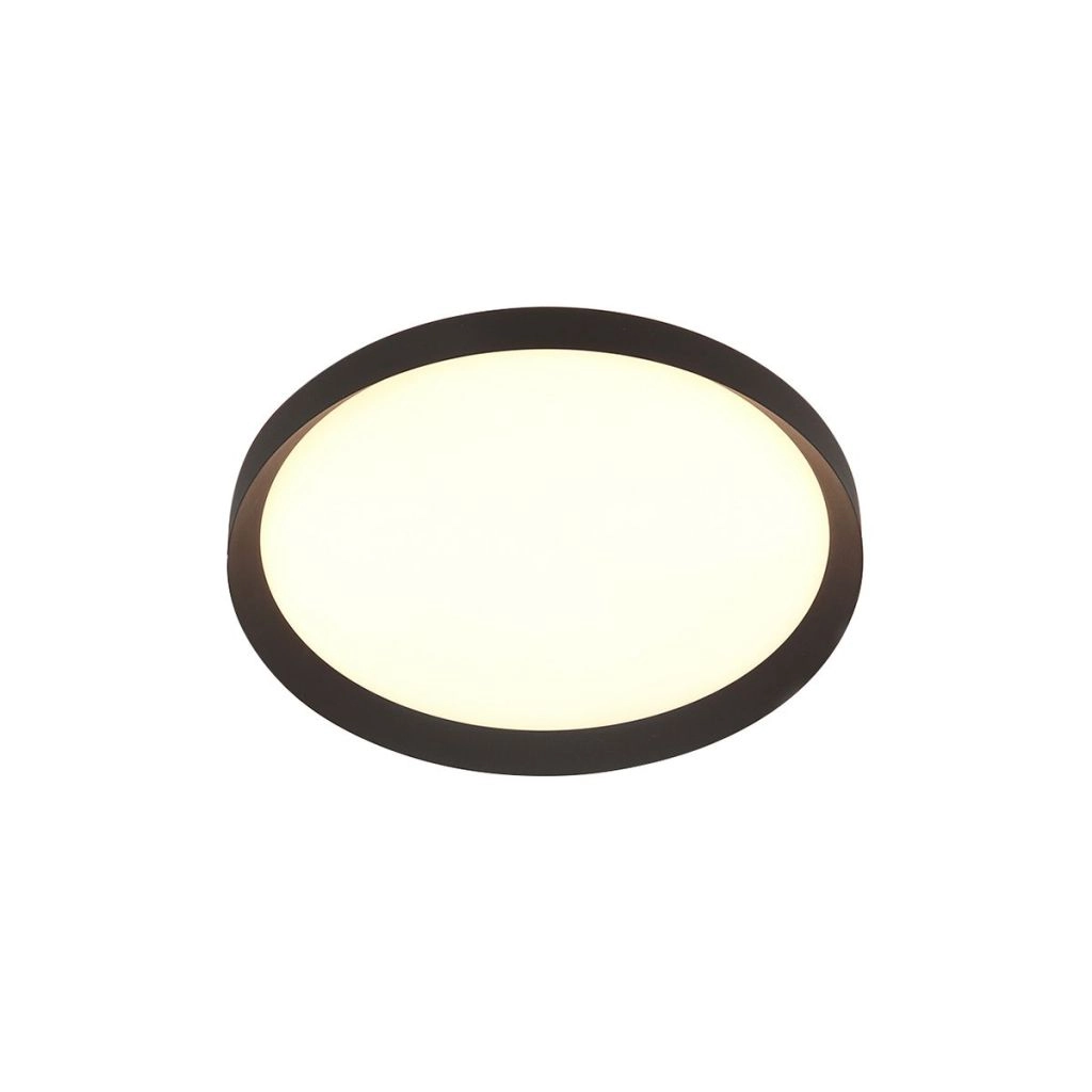 Moderne Deckenbeleuchtung Flady schwarze Ø30cm Steinhauer 8712746181012