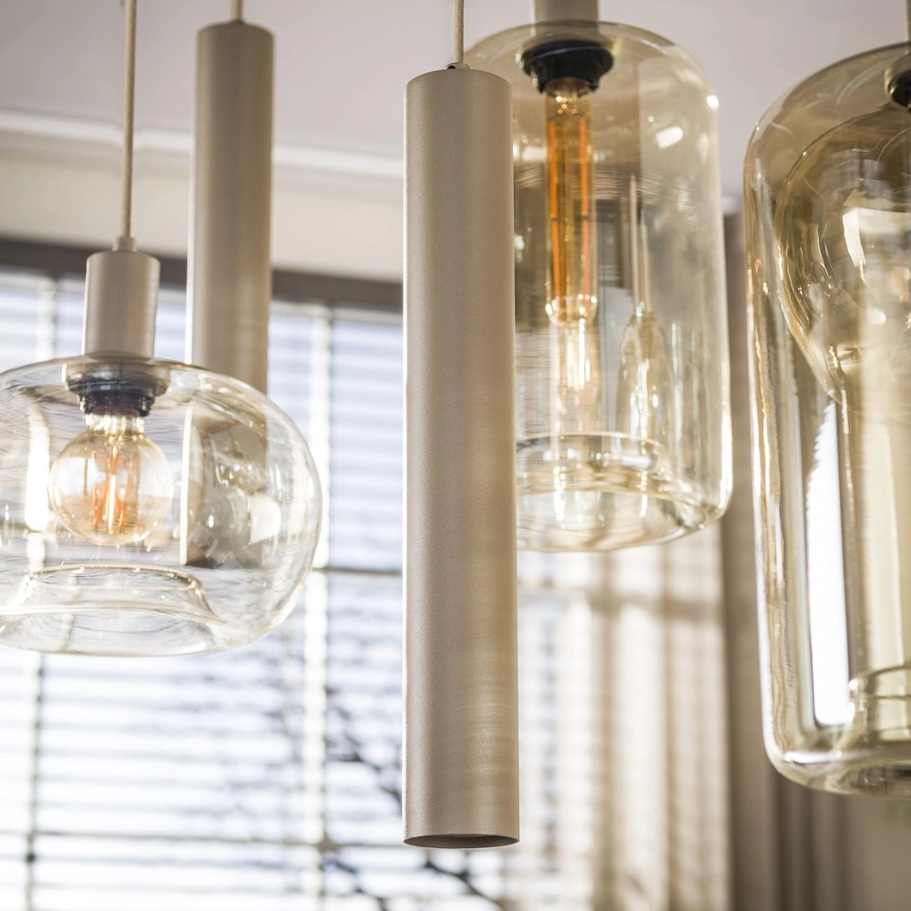 Esstisch-Pendellampe Serene 7-Lichter - Sand Lyora 8716803510920