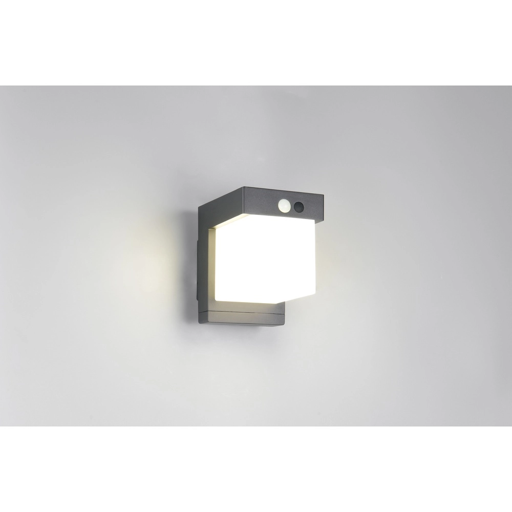 Design-Wandleuchte Colombo Schwarz mit Sensor Trio 4017807647983