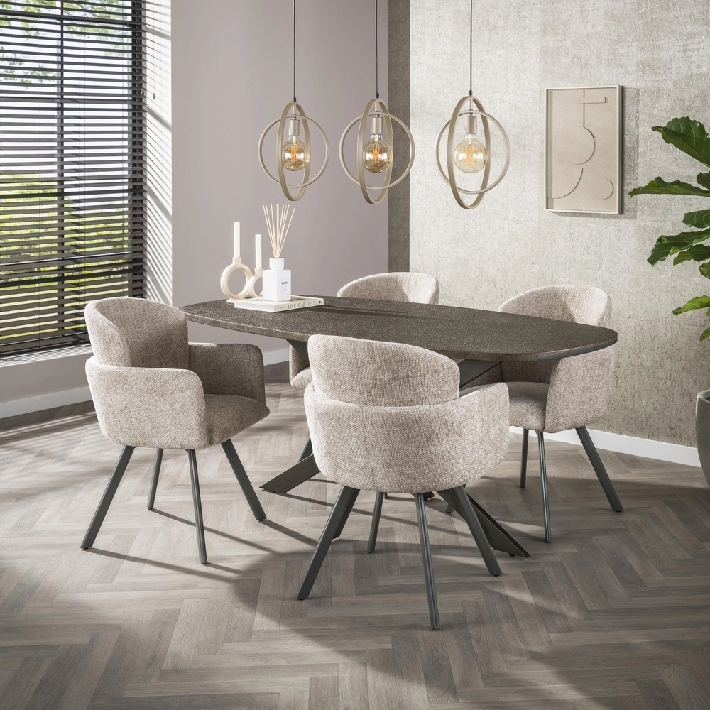 Esstisch-Pendellampe Turn 3L - Ø 40cm - Sand Lyora 8716803513150