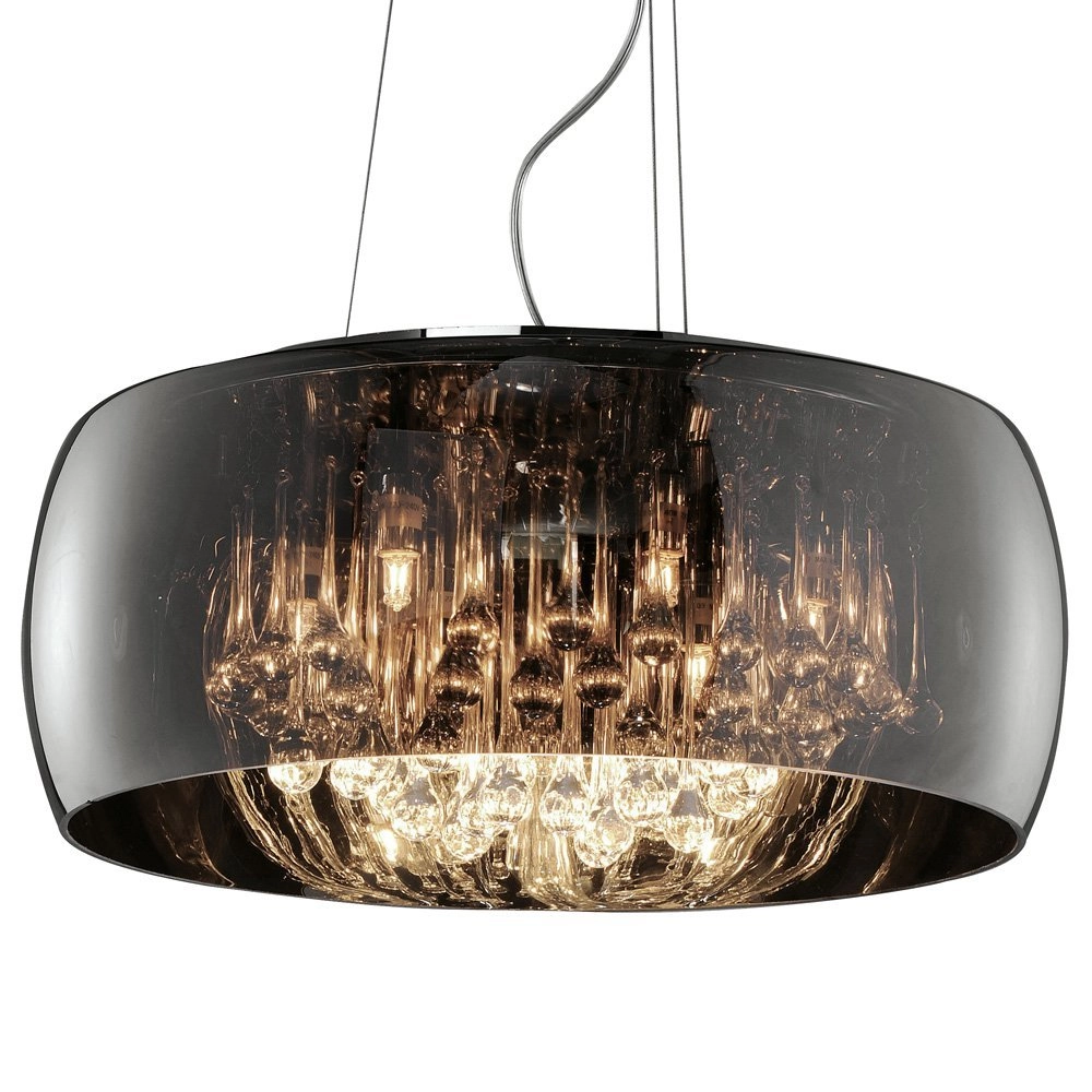 Pendelleuchte Vapore 6-leichter 50 cm Rauch Trio 4017807367775
