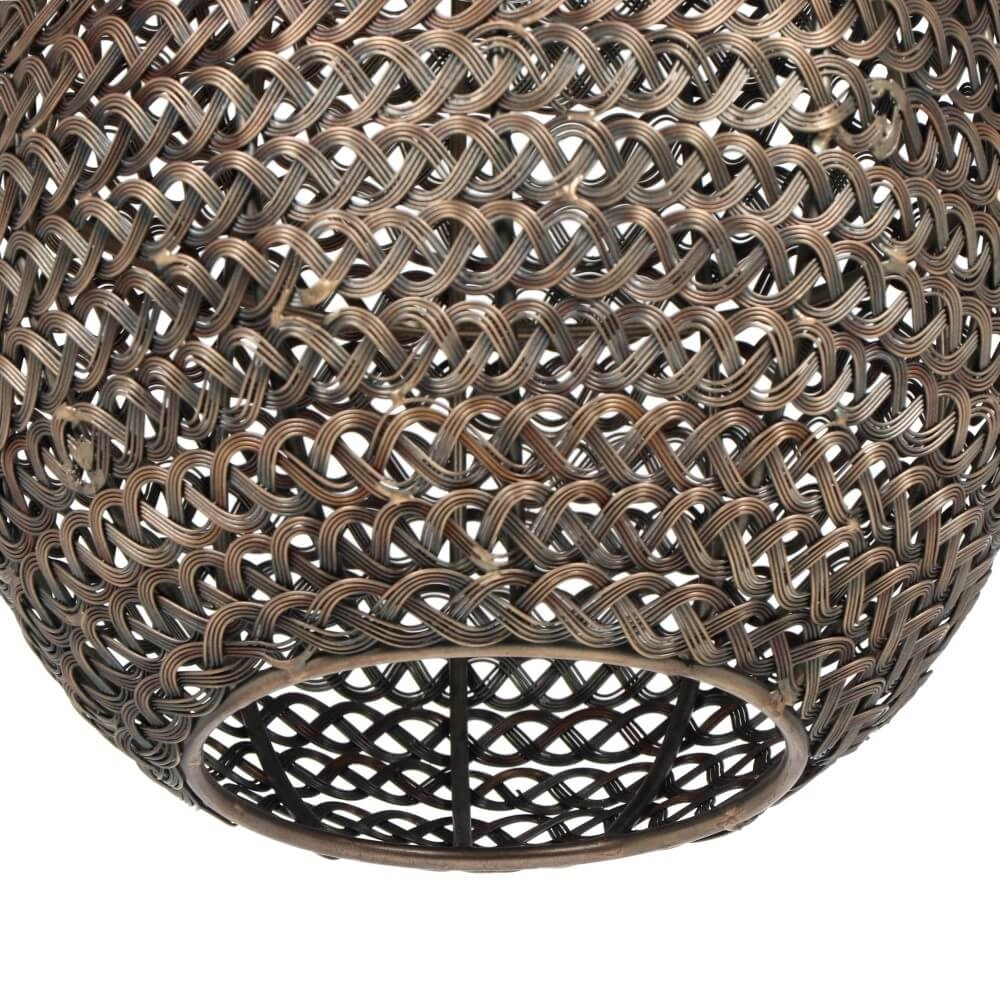 Hängelampe aus Bronze Ziva Ø 23cm Trio 4017807617405