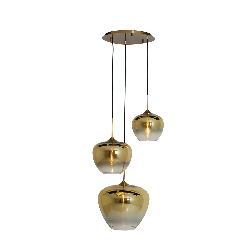 Pendellampe Mayson 3-Licht Gold Light & Living 8717807674526