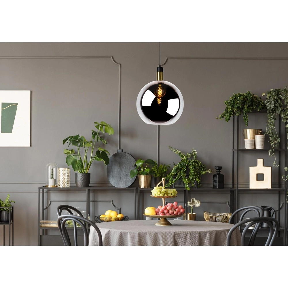 Pendellampe Julius Ø 40cm Rauchglas Lucide 5411212343345
