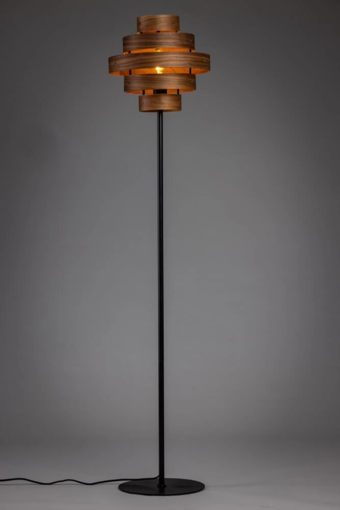Stehlampe Walnut walnussbraun Ø 50cm ETH 8720195304852