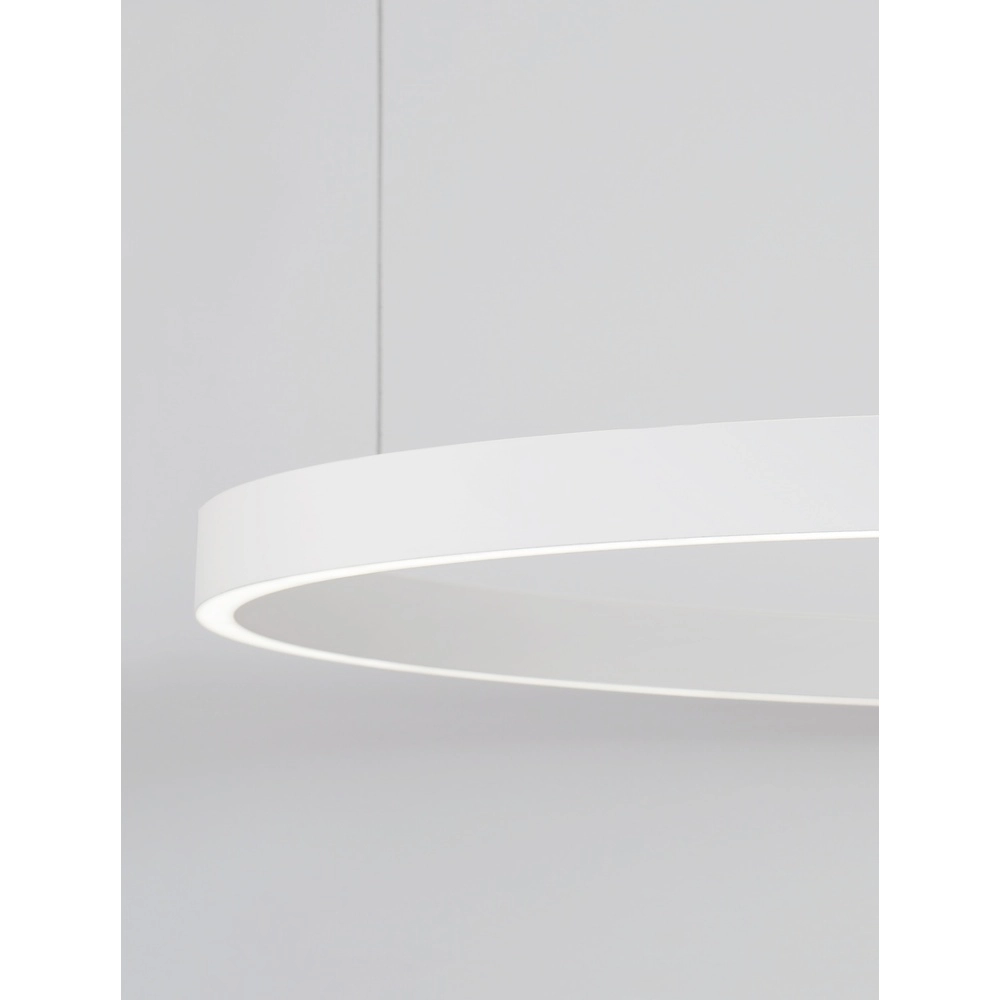 Design-Pendelleuchte Elowen weiß Ø 98cm Lyora 5212017439123