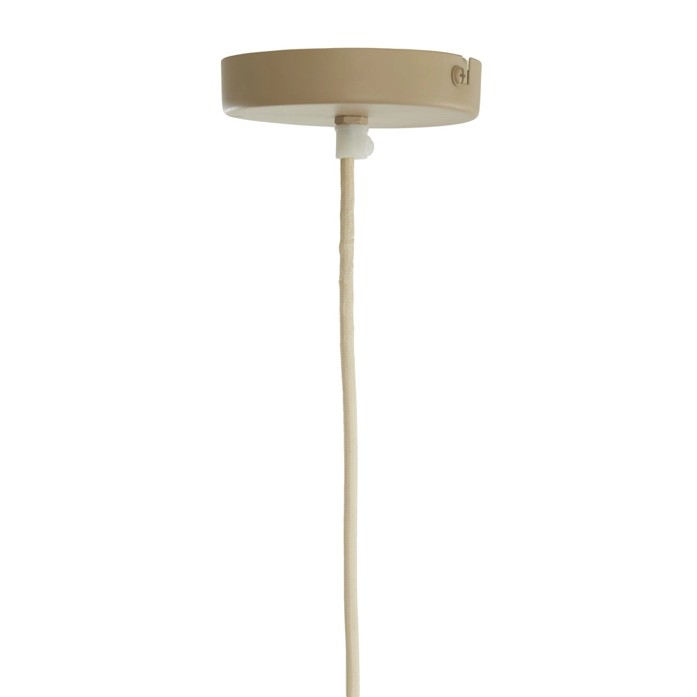 Japandi-Pendellampe Mirelys Ø 61 cm – olivgrün Light & Living 8717807835910