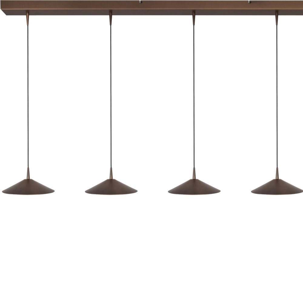 5-Licht Pendellampe Ceppo kakaobraun Ø 22 cm Masterlight 8718121358512