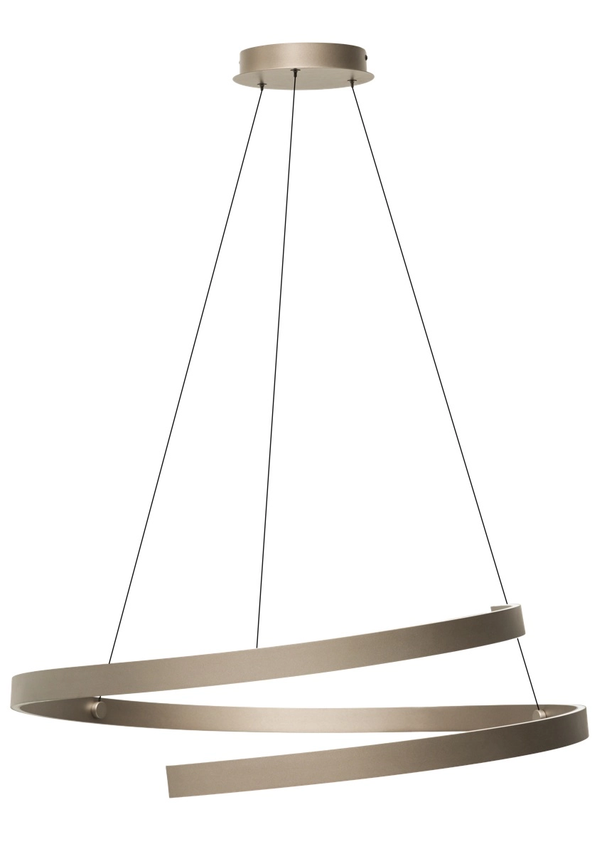 LED-Pendellicht Remona Ø 80cm – Champagner
