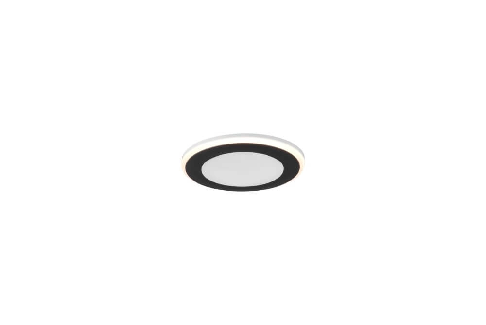 Einbaubeleuchtung Aura 8,2 cm schwarz Trio 4017807504095